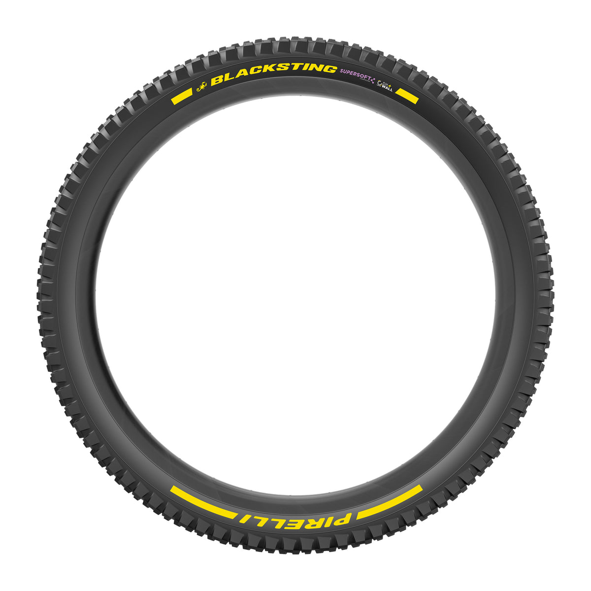 PIRELLI SCORPION BLACK STING Reifen 29x2.40 Supersoft DH+Wall Tubeless Ready Faltreifen Schwarz/Gelb Team Edition