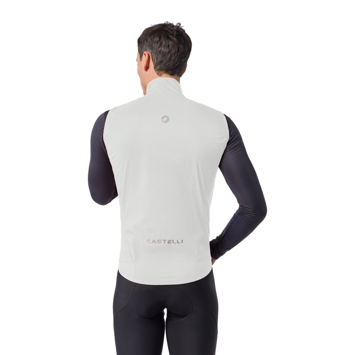 CASTELLI Transition Air Radweste in Elfenbein – Rückansicht