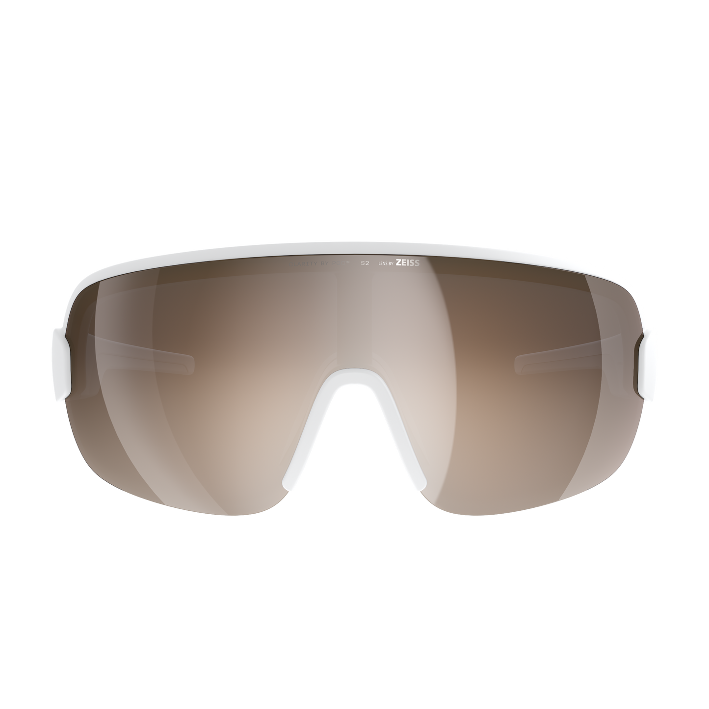 POC AIM Brille Weiß/Clarity Trail /Partly Sunny Silver