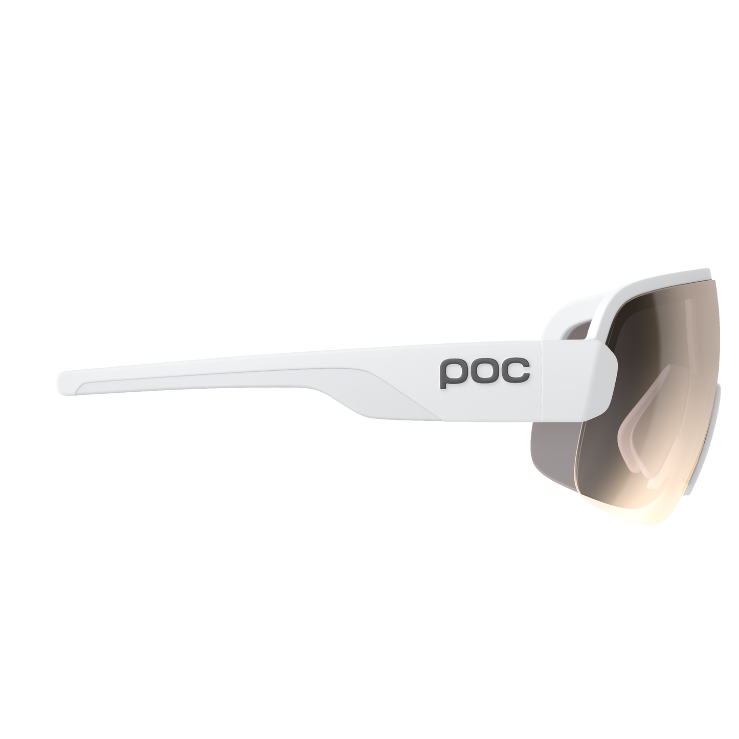 POC AIM Brille Weiß/Clarity Trail /Partly Sunny Silver
