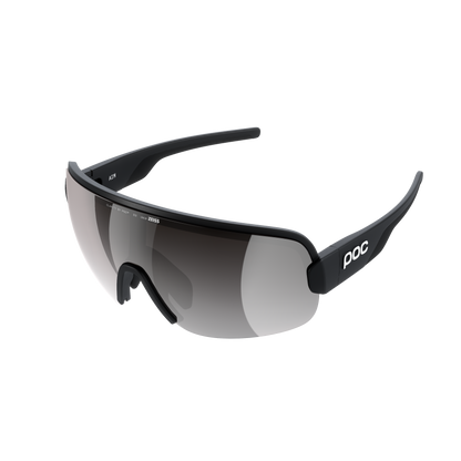 Brille POC AIM Schwarz Glas Clarity Road Sunny Silver