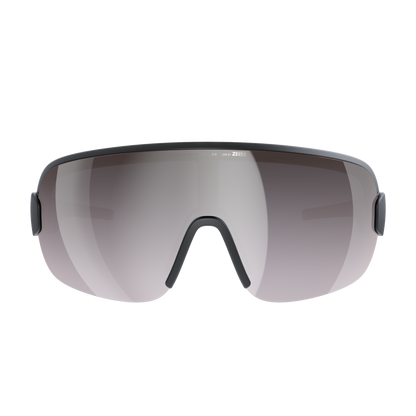 Brille POC AIM Schwarz Glas Clarity Road Sunny Silver