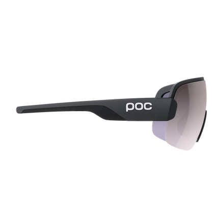 Brille POC AIM Schwarz Glas Clarity Road Sunny Silver