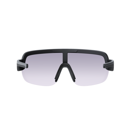 Brille POC AIM Schwarz Glas Clarity Road Sunny Silver