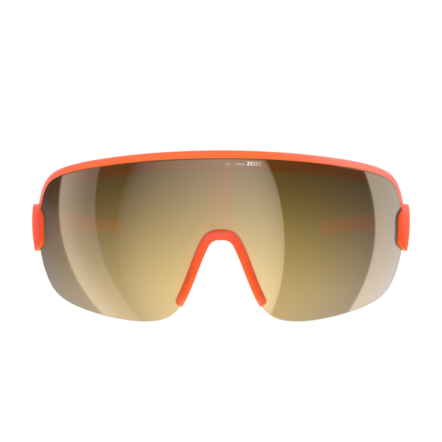 POC AIM Brille Fluo Orange Transluzent/Clarity Road/Partly Sunny Gold