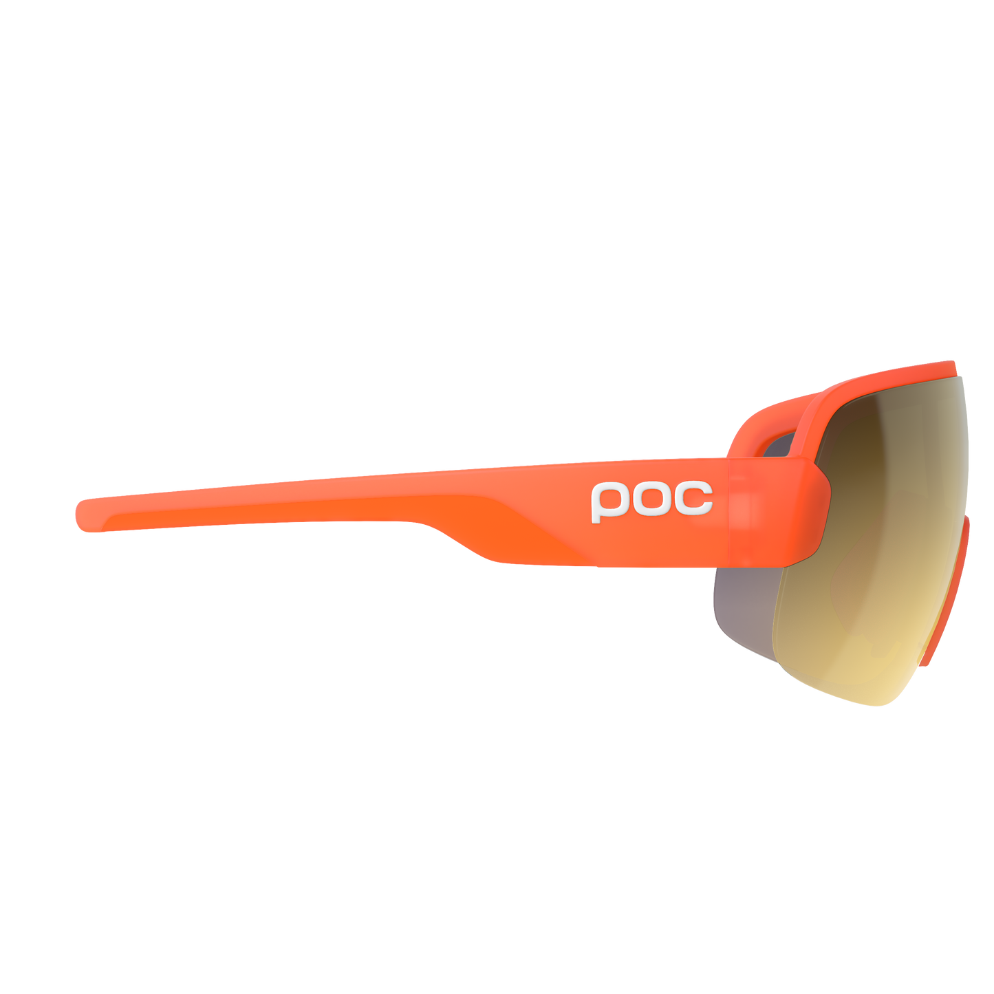 POC AIM Brille Fluo Orange Transluzent/Clarity Road/Partly Sunny Gold