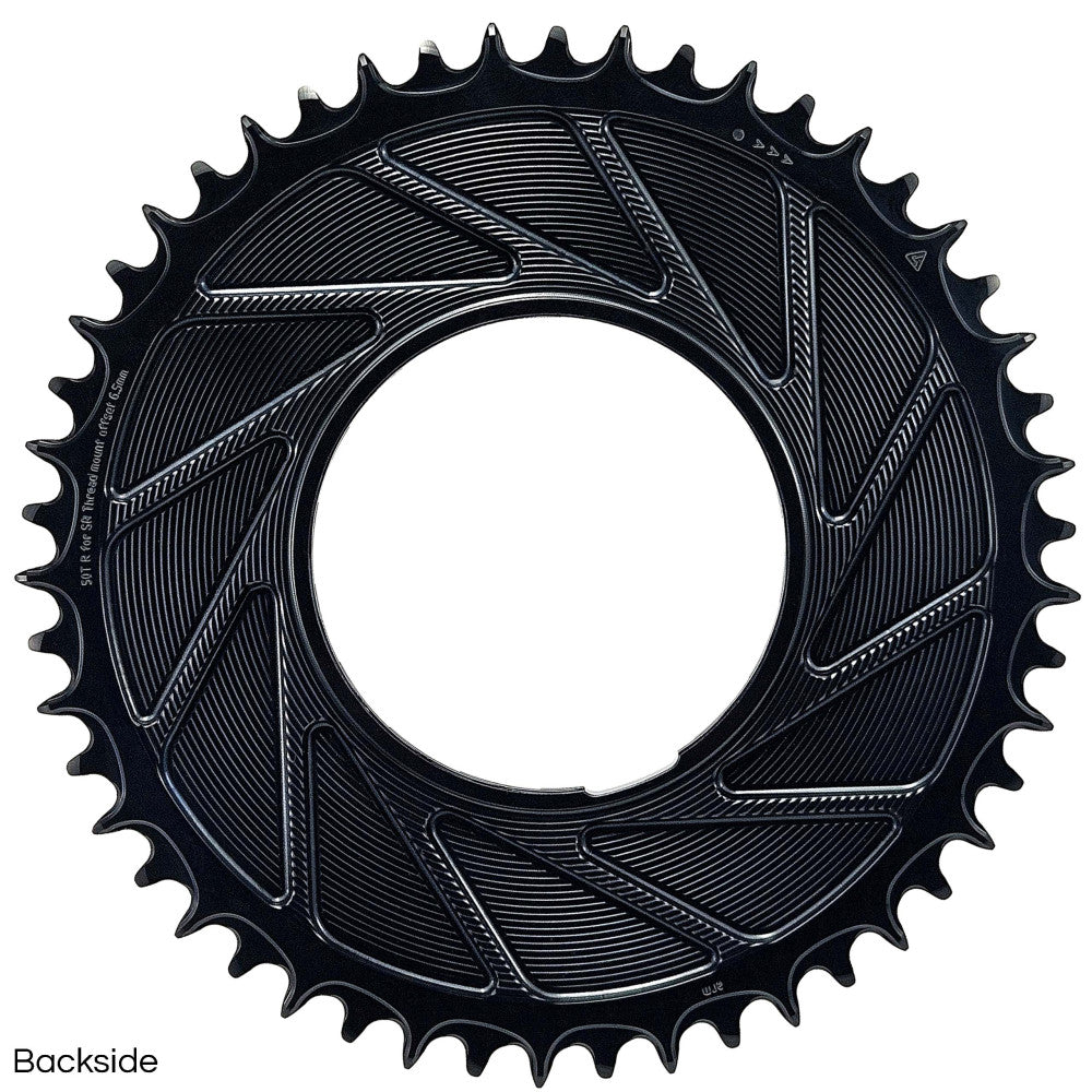 Mono-Kettenblatt 12/13V ALUGEAR AERO Thread Mount