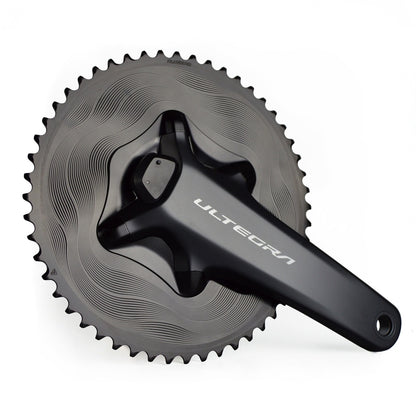 Kettenblatt-Paar 12V ALUGEAR AERO 110 BCD für Shimano Schwarz