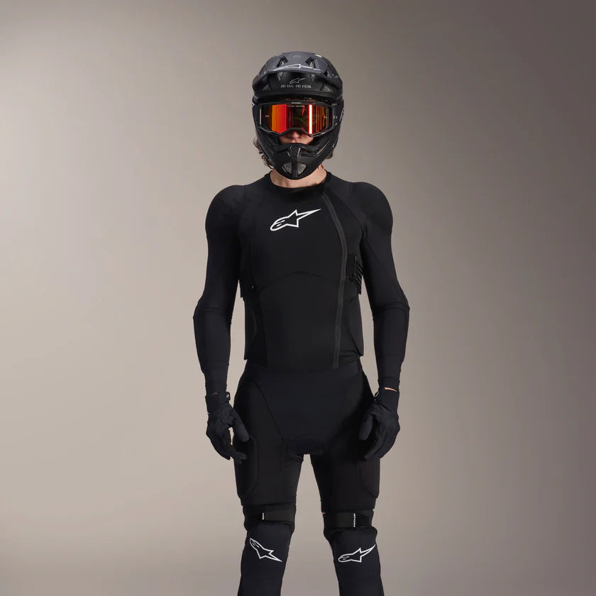 ALPINESTARS A-IMPACT PLASMA Schutzweste Langarm Schwarz/Weiß