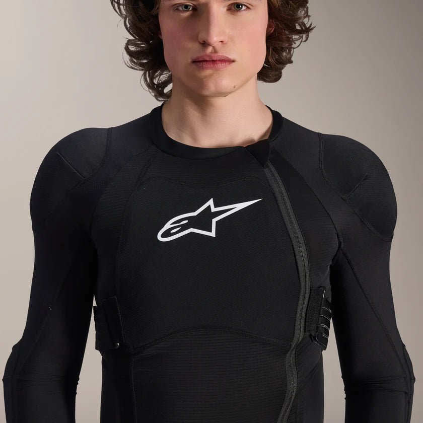 ALPINESTARS A-IMPACT PLASMA Schutzweste Langarm Schwarz/Weiß