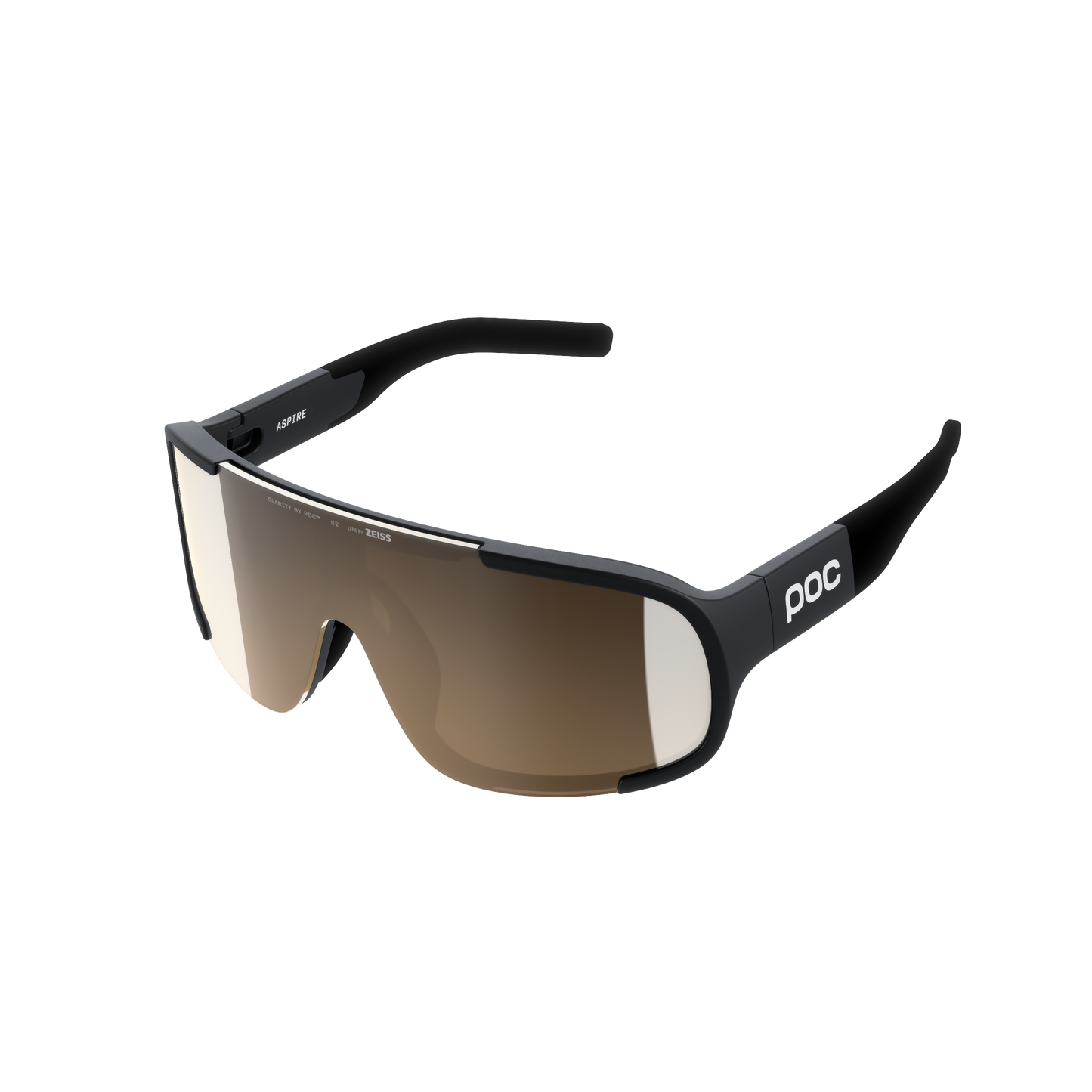 POC ASPIRE Brille Schwarz/Clarity Trail/Partly Sunny Silver