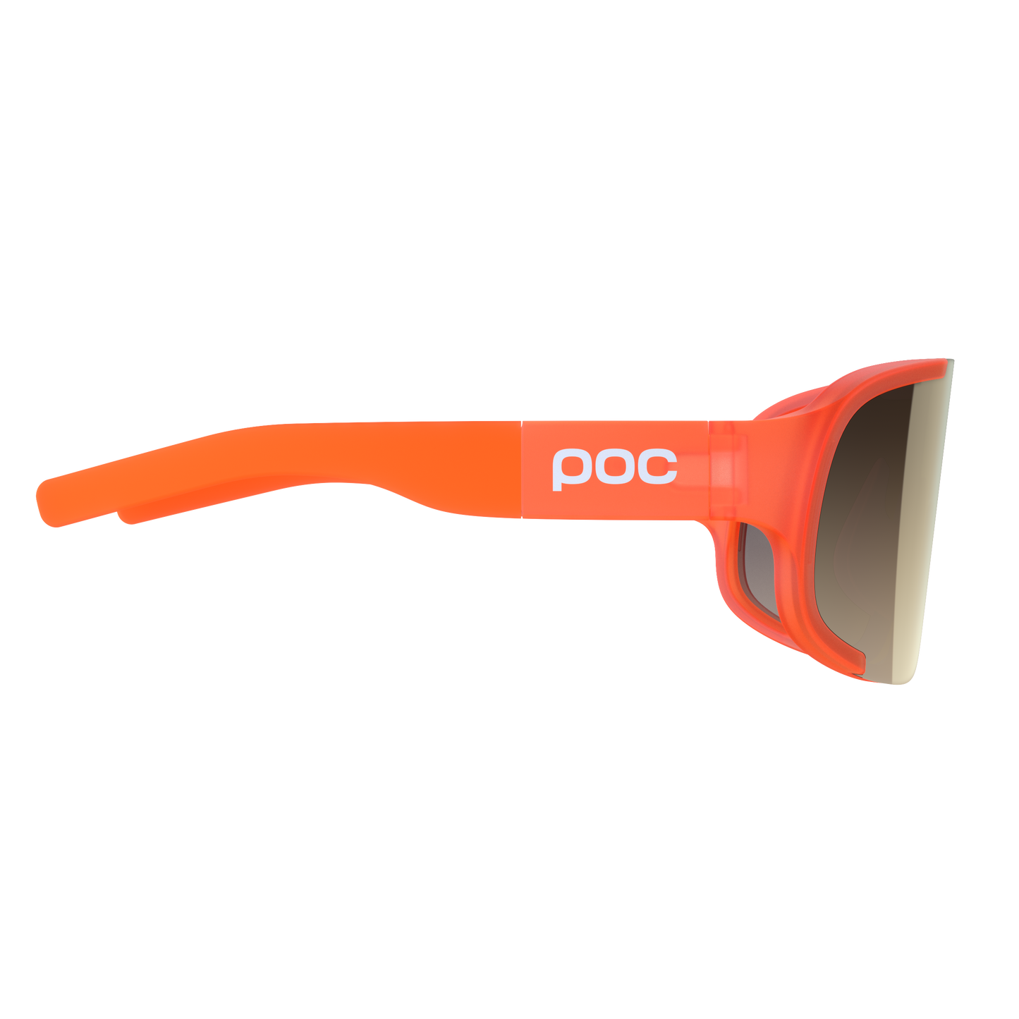 POC ASPIRE Brille Fluo Orange Translucent/Clarity Road/Partly Sunny Gold