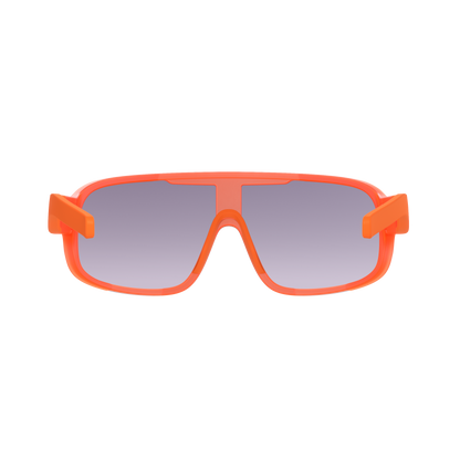 Brille POC ASPIRE Orange Fluo Transluzent Glas Clarity Road Partly Sunny Gold