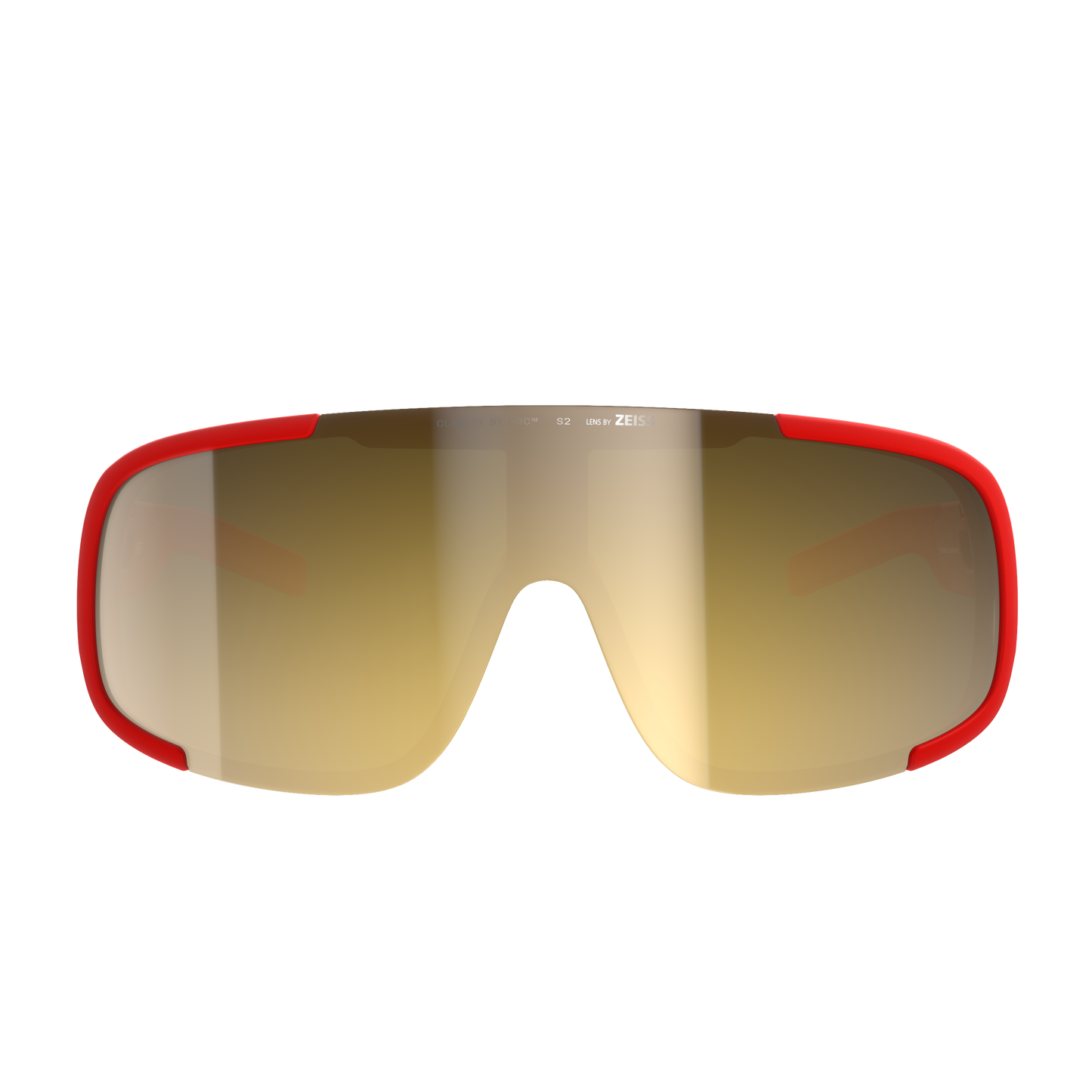 POC ASPIRE WF Brille Rot/Clarity Road/Partly Sunny Gold