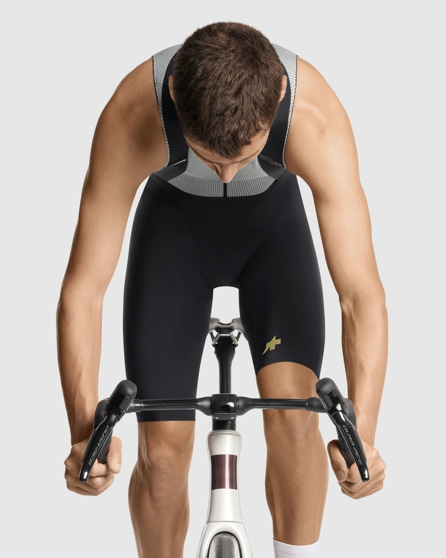 ASSOS MILLE GTO S11 Long Kurze Trägerhose Schwarz