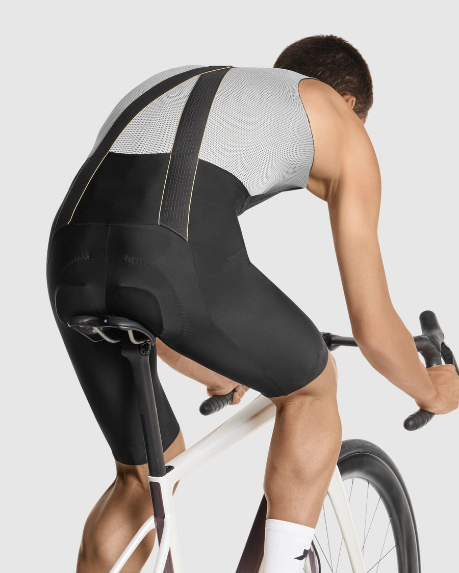 ASSOS MILLE GTO S11 Long Kurze Trägerhose Schwarz