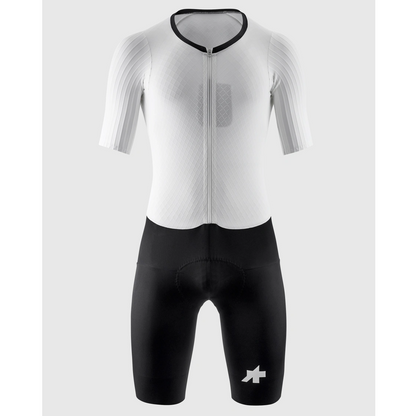Einteiler ASSOS EQUIPE RS RAPIDFIRE S11 Weiß/Schwarz