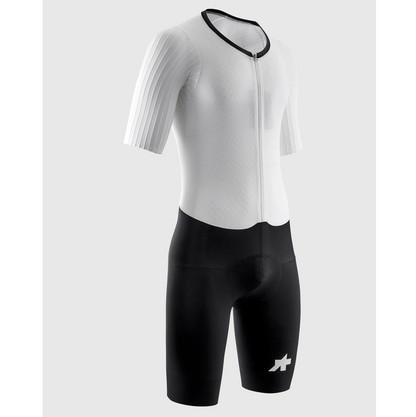 Einteiler ASSOS EQUIPE RS RAPIDFIRE S11 Weiß/Schwarz