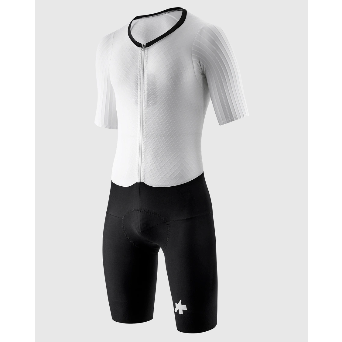 ASSOS EQUIPE RS RAPIDFIRE S11 Overall Weiß/Schwarz