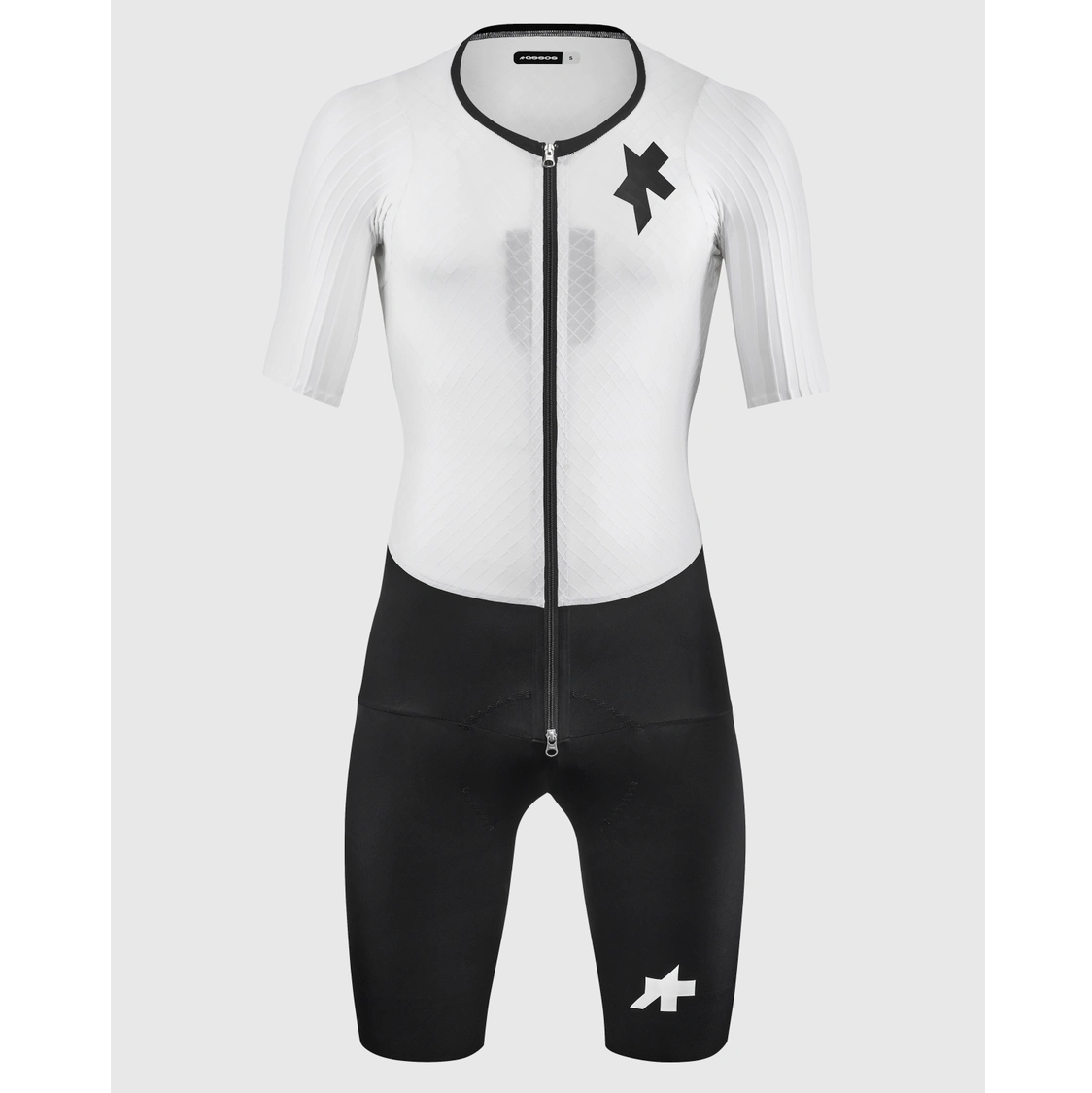 ASSOS EQUIPE RSR BOLIDE S11 Overall Weiß/Schwarz
