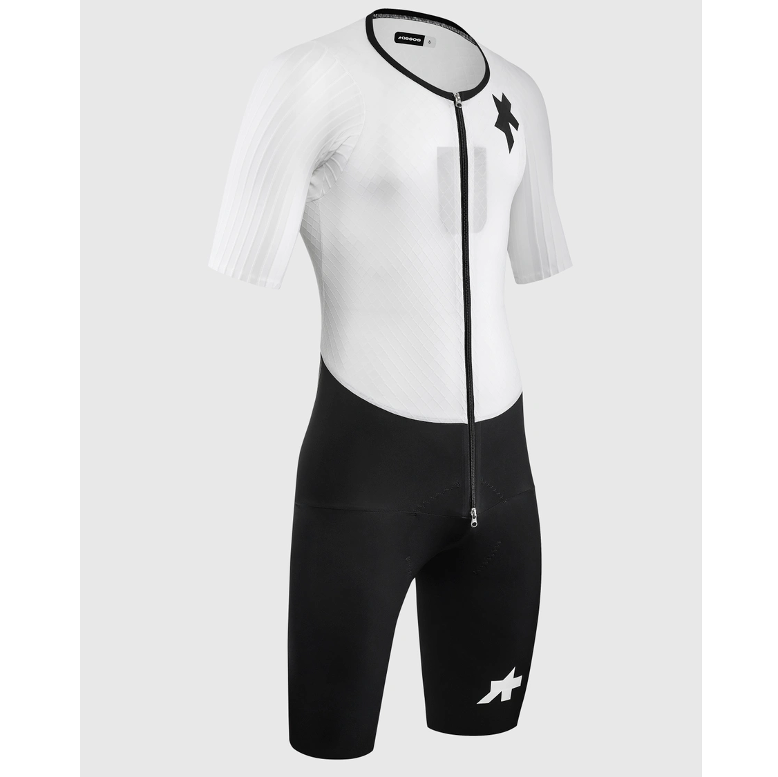 ASSOS EQUIPE RSR BOLIDE S11 Overall Weiß/Schwarz
