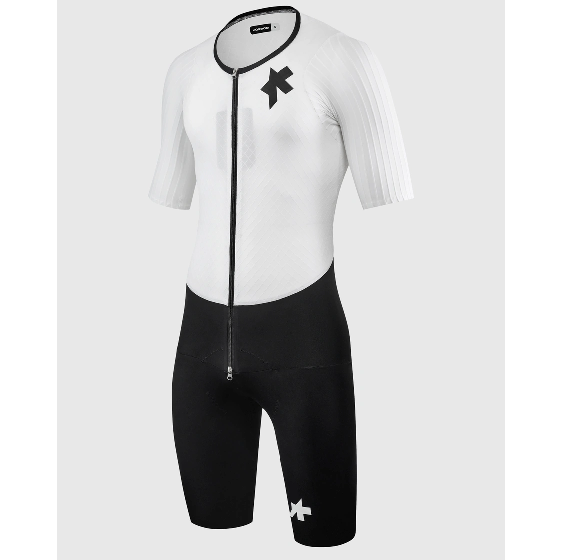 ASSOS EQUIPE RSR BOLIDE S11 Overall Weiß/Schwarz