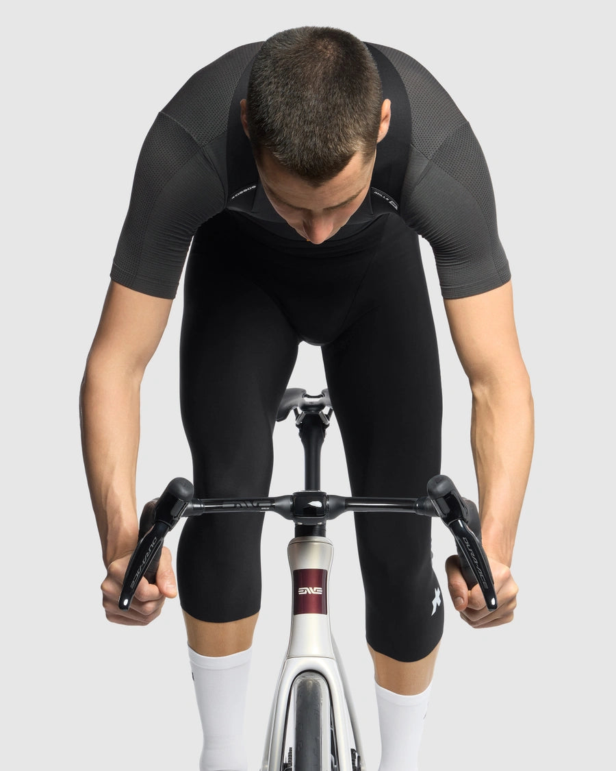 3/4-Trägerhose ASSO MILLE GT SPRING FALL S11 Schwarz