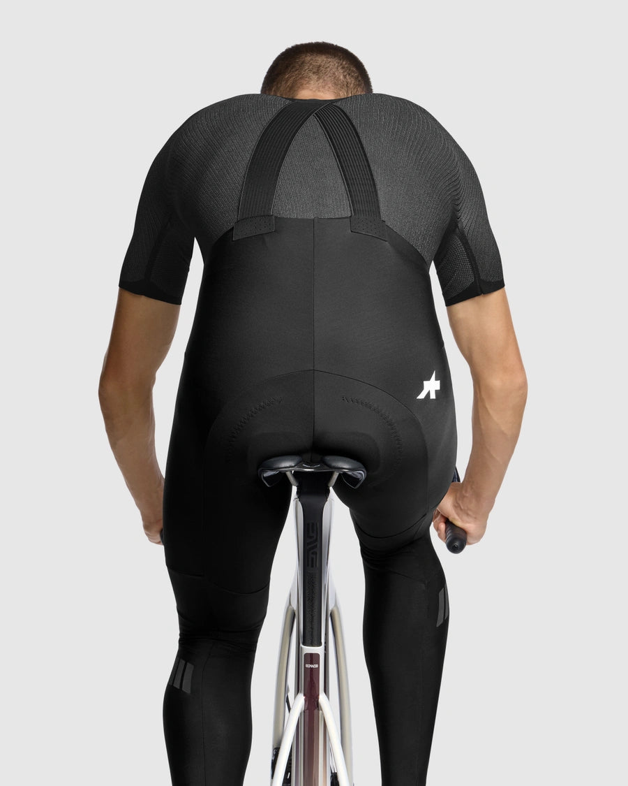Lange Trägerhose ASSOS EQUIPE RS SPRING FALL S11 EVO Schwarz