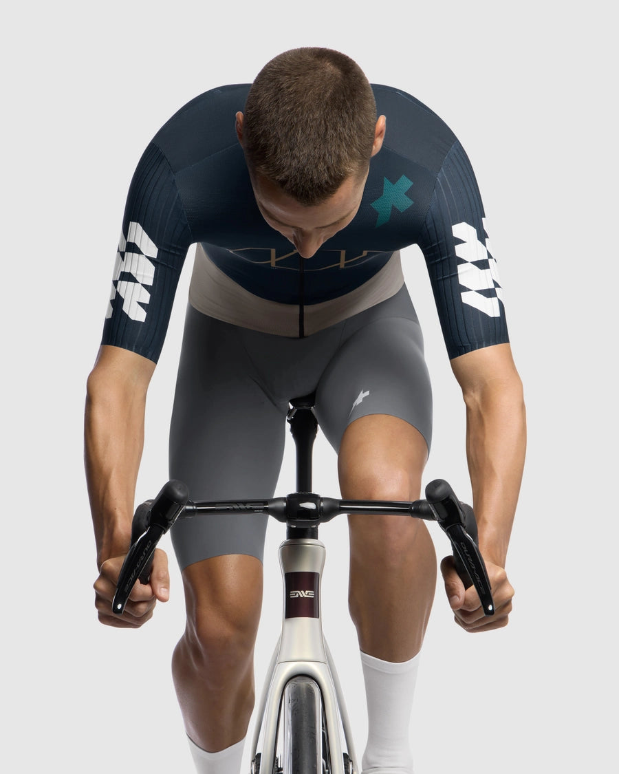 ASSOS EQUIPE RS S11 Something to say Trikot Kurzarm Blau