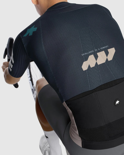 Trikot ASSOS EQUIPE RS S11 Something to Say Kurzarm Blau
