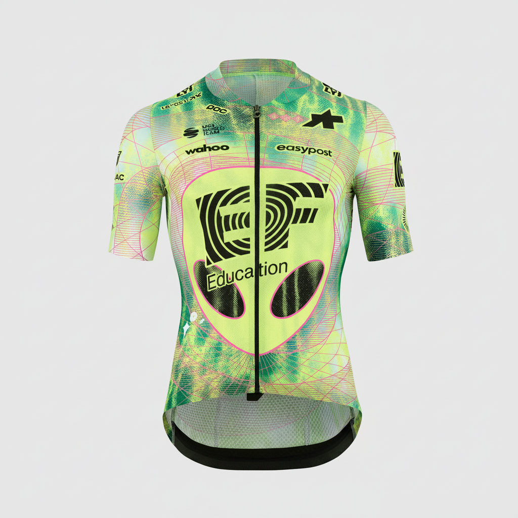 ASSOS MILLE GT EDUCATION FIRST GIRO Trikot Kurzarm Schwarz/Gelb