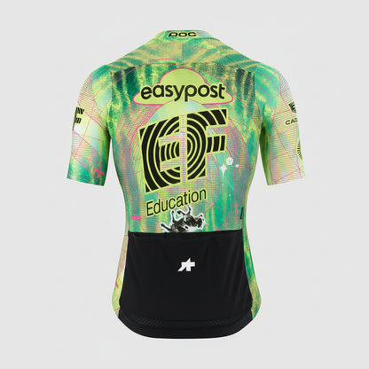 Trikot ASSOS MILLE GT S11 EVO EDUCATION FIRST Kurzarm Grün/Gelb