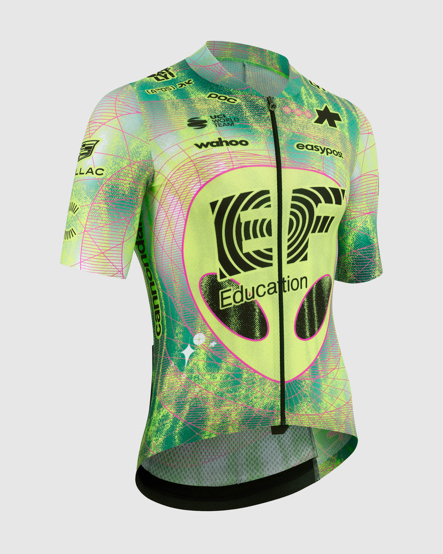 ASSOS MILLE GT EDUCATION FIRST GIRO Trikot Kurzarm Schwarz/Gelb