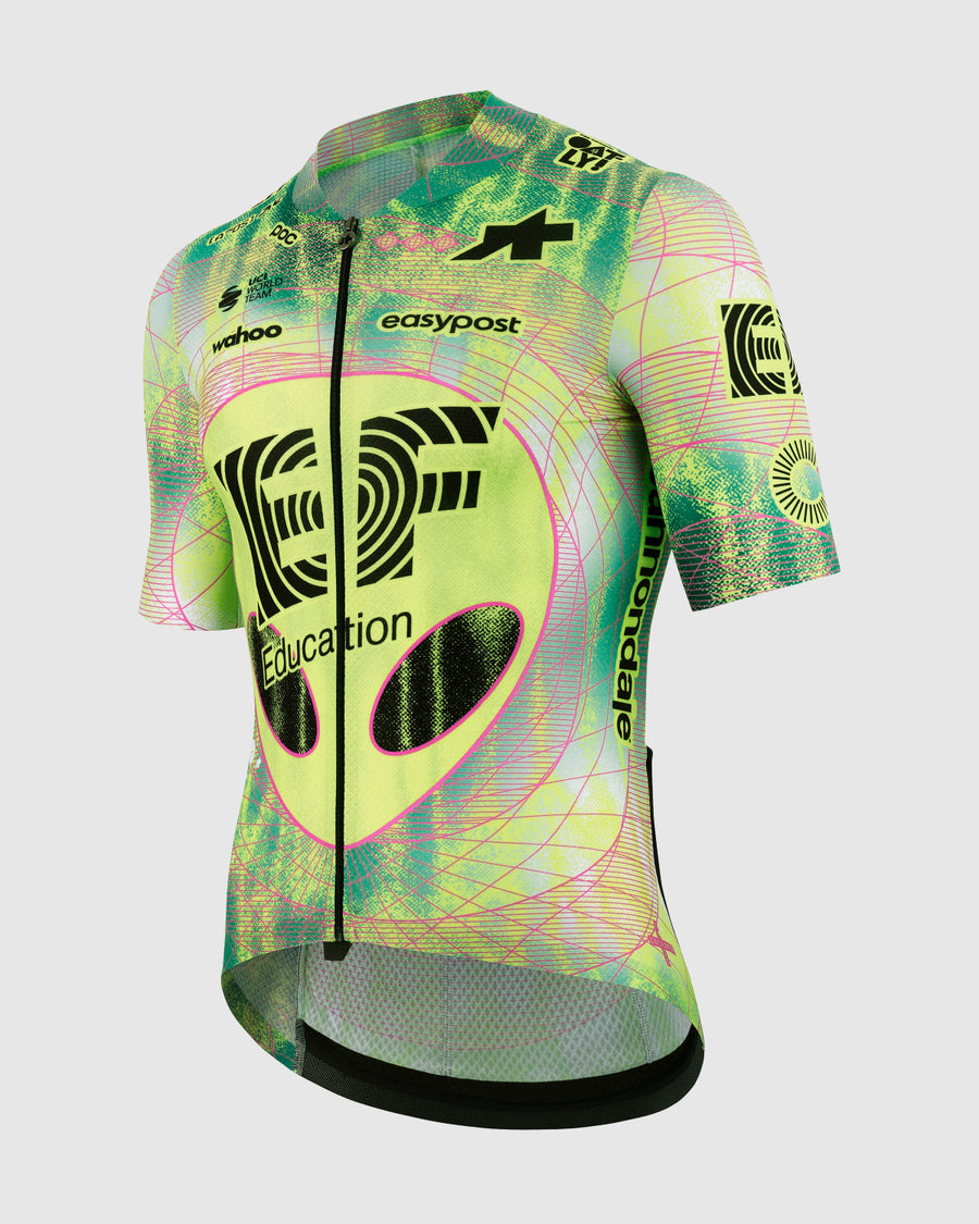ASSOS MILLE GT EDUCATION FIRST GIRO Trikot Kurzarm Schwarz/Gelb