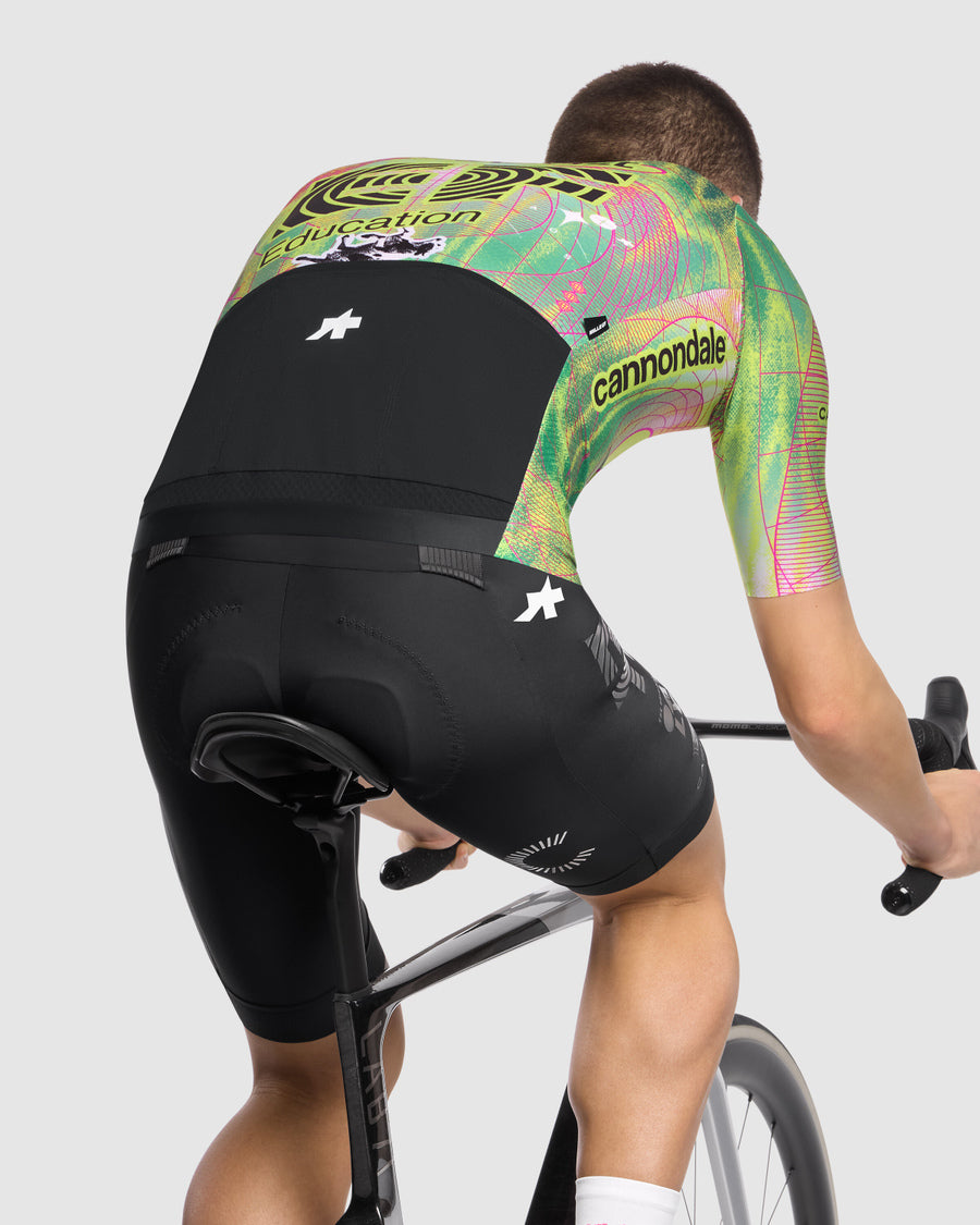 ASSOS MILLE GT EDUCATION FIRST GIRO Trikot Kurzarm Schwarz/Gelb