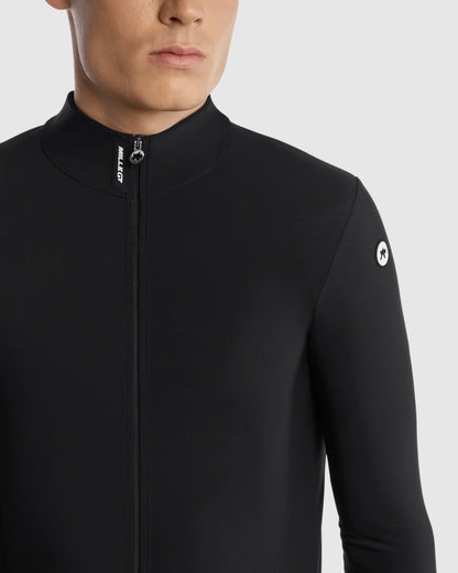 Trikot ASSOS MILLE GT SPRING FALL C2 Langarm Schwarz