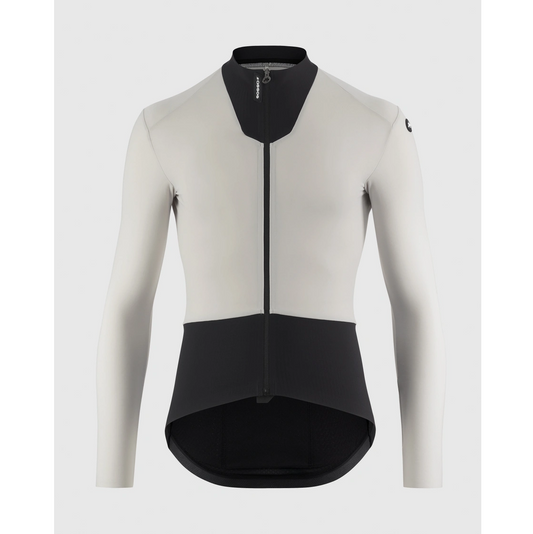 Trikot ASSOS EQUIPE R SPRING FALL S11 Lange Ärmel Weiß