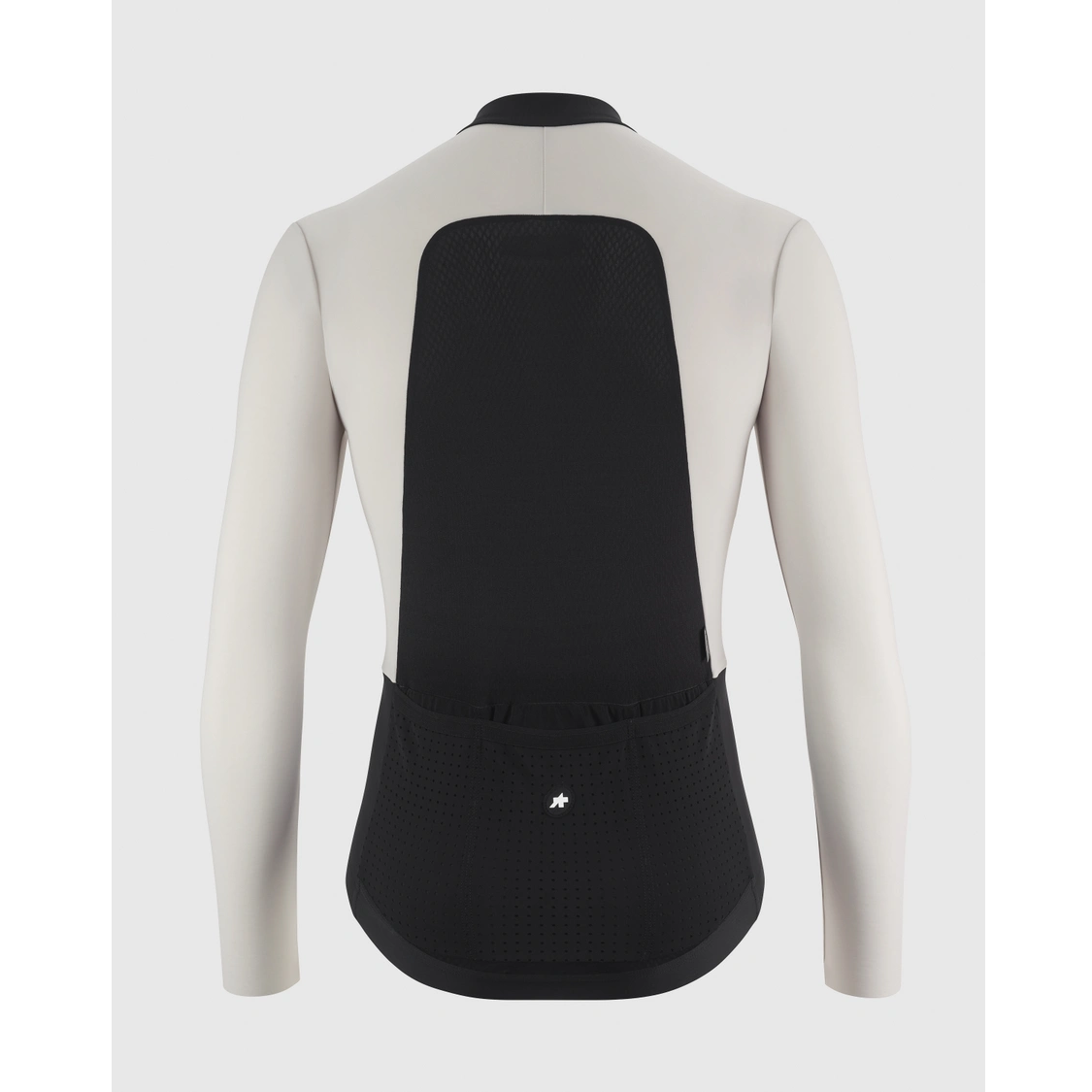 Trikot ASSOS EQUIPE R SPRING FALL S11 Lange Ärmel Weiß