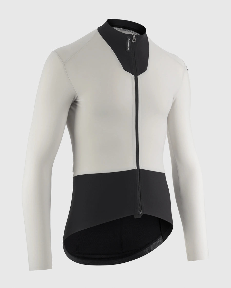 Trikot ASSOS EQUIPE R SPRING FALL S11 Lange Ärmel Weiß