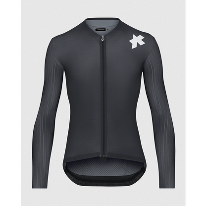 Trikot ASSOS EQUIPE RS S11 Langarm Schwarz/Grau