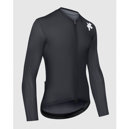Trikot ASSOS EQUIPE RS S11 Langarm Schwarz/Grau