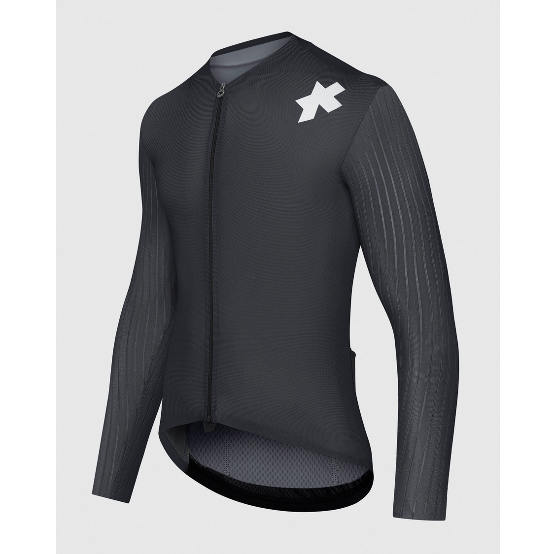 ASSOS EQUIPE RS S11 Langarm Trikot Schwarz/Grau