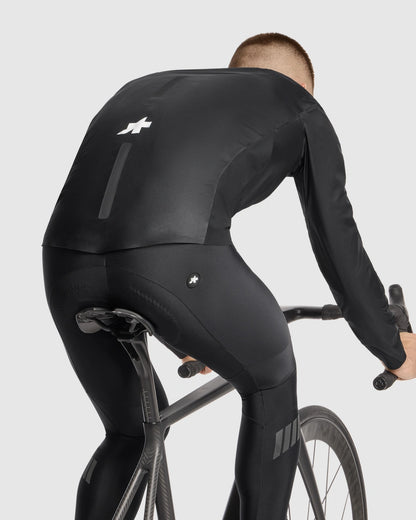 Jacke ASSOS EQUIPE RS SCHLOSSHUND RAIN S11 Schwarz