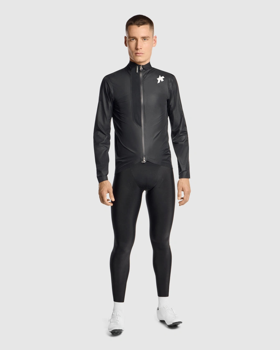 ASSOS EQUIPE RS SCHLOSSHUND RAIN S11 Jacke Schwarz