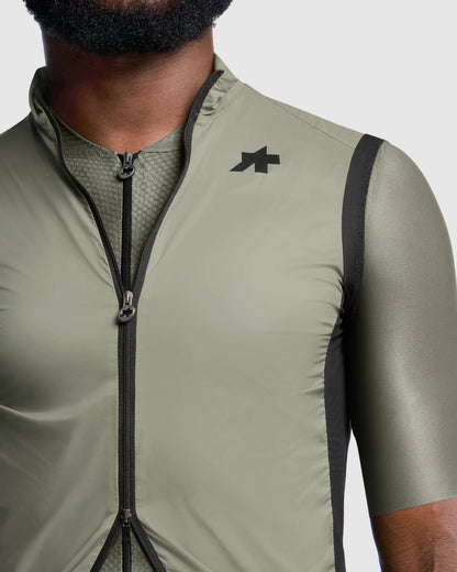 Ärmellose Jacke ASSOS MILLE GT WIND S11 Edge Green