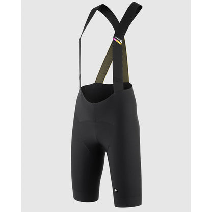 Damen-Kurz-Trägerhose ASSOS DYORA R SPRING FALL Schwarz