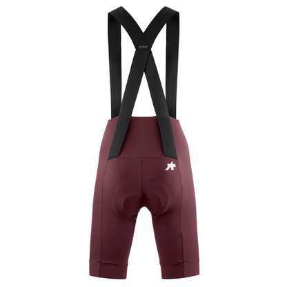 Damen-Trägershort ASSOS UMA GT S11 Burgundy Red