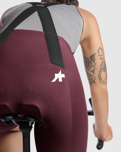Damen-Trägershort ASSOS UMA GT S11 Burgundy Red