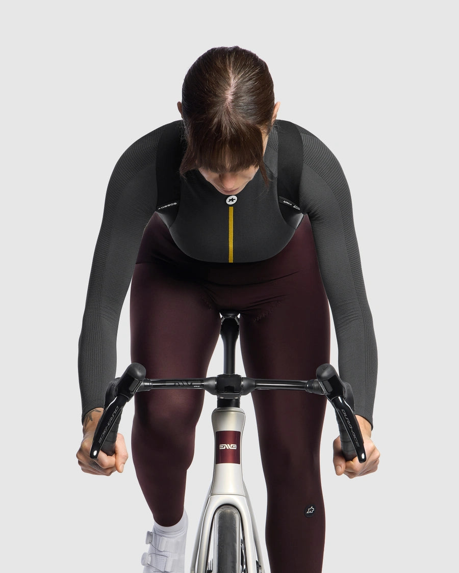 Lange Trägerhose ASSOS UMA GT SPRING FALL S11 Damen Braun