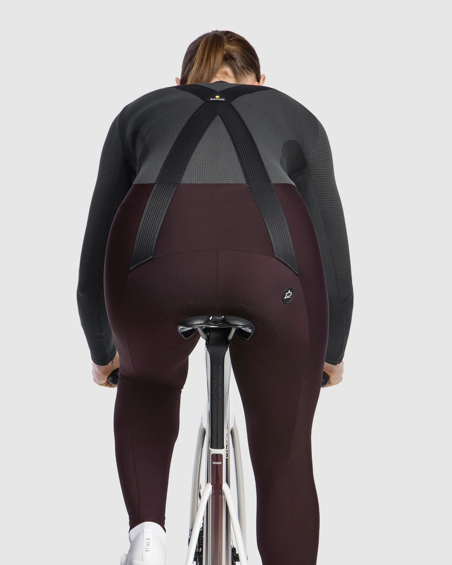 Lange Trägerhose ASSOS UMA GT SPRING FALL S11 Damen Braun